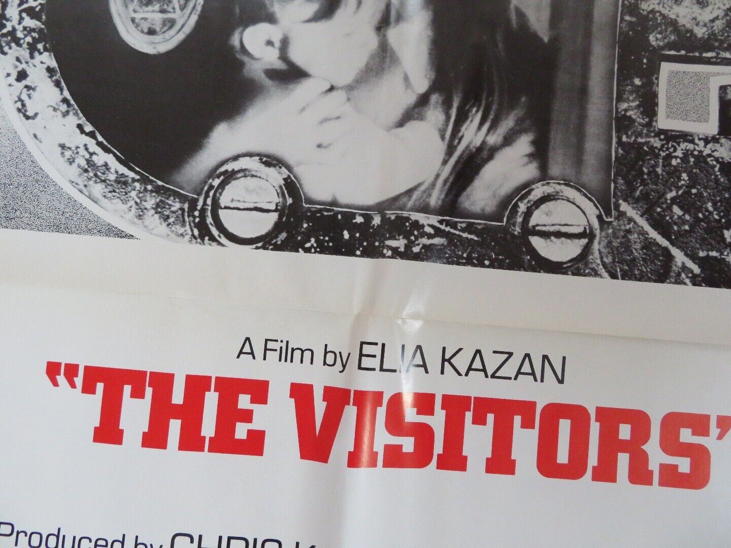 THE VISITORS ONE SHEET POSTER ELIA KAZAN PATRICK MCVEY JAMES WOODS 1972