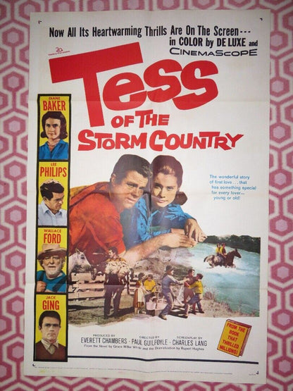 TESS OF STORM COUNTRY US ONE SHEET POSTER DIANE BAKER LEE PHILIPS 1960