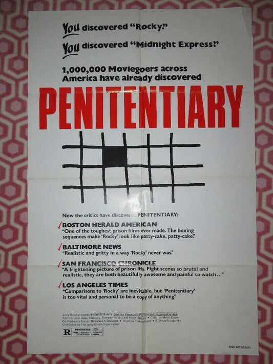 PENITENTIARY US ONE SHEET POSTER LEON ISSAC KENNEDY  1979