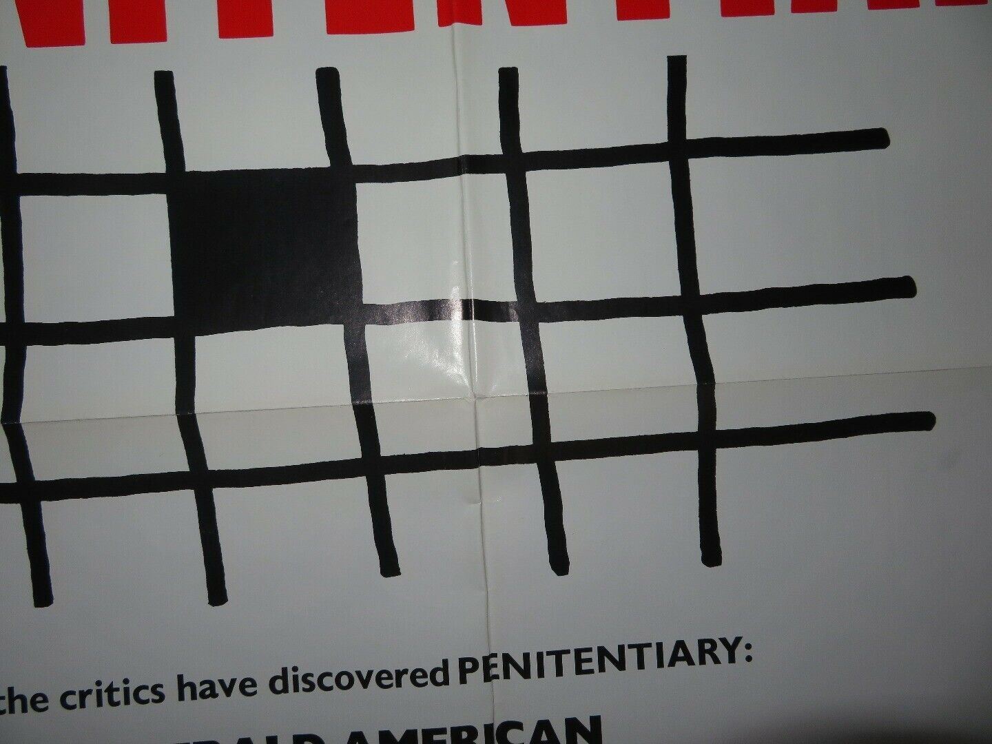 PENITENTIARY US ONE SHEET POSTER LEON ISSAC KENNEDY  1979