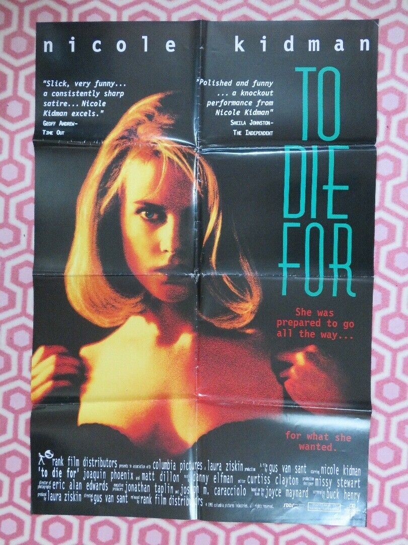 TO DIE FOR US ONE SHEET POSTER NICOLE KIDMAN GUS VAN SANT 1995