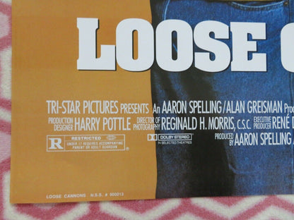 LOOSE CANNONS US ONE SHEET POSTER GENE HACKMAN DAN AYKROYD 1989