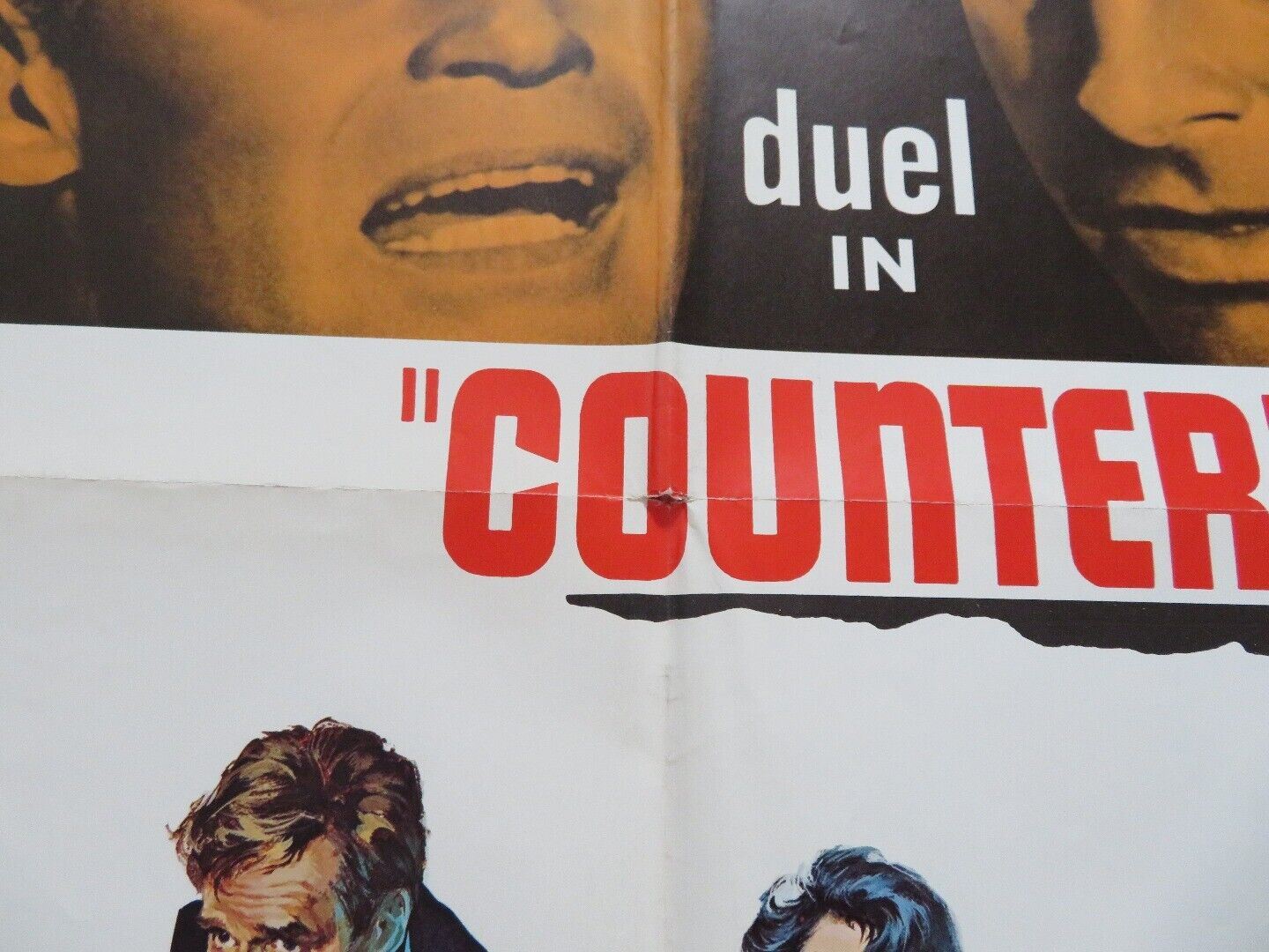 COUNTERPOINT US ONE SHEET POSTER CHARLTON HESTON 1967 68/6