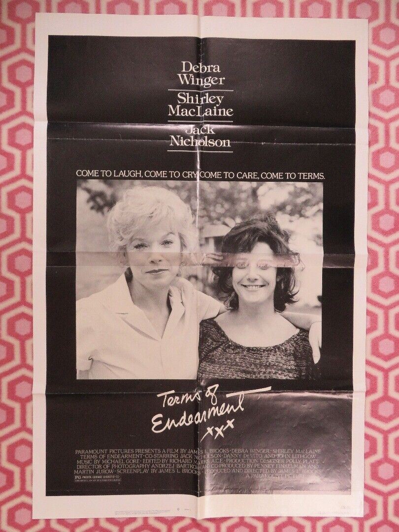 TERMS OF ENDEARMENT US ONE SHEET POSTER JACK NICHOLSON 1983