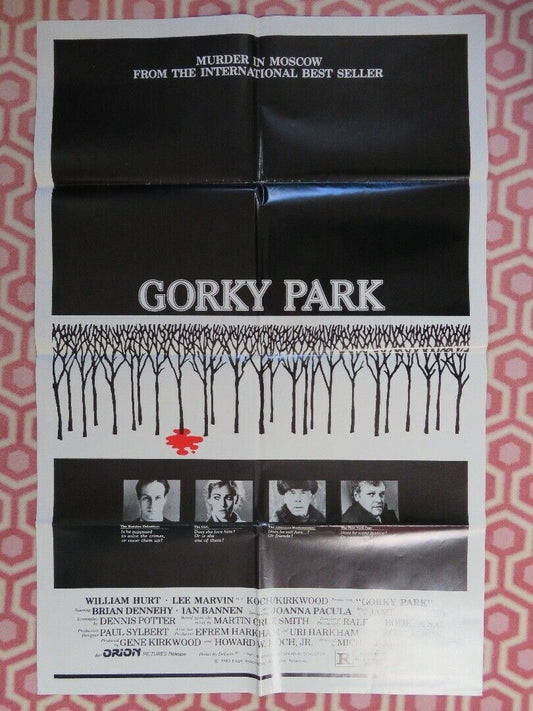 GORKY PARK US ONE SHEET POSTER 1983 WILLIAM HURT LEE MARVIN