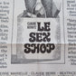 LE SEX SHOP US ONE SHEET POSTER CLAUDE BERRI 1972