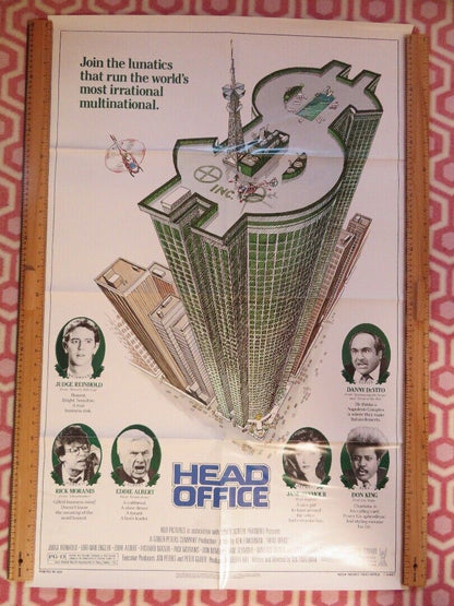 HEAD OFFICE  US ONE SHEET POSTER DANNY DEVITO DON KING 1985