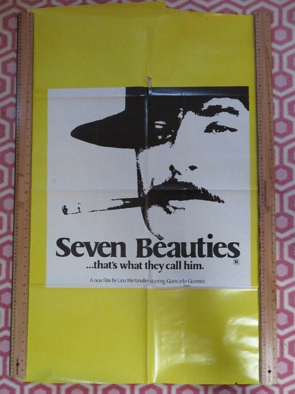 SEVEN BEAUTIES US ONE SHEET POSTER GIANCARLO GIANNINI 1975