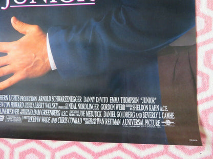 JUNIOR US ONE SHEET ROLLED POSTER SCHWARZENEGGER DE VITO 1994