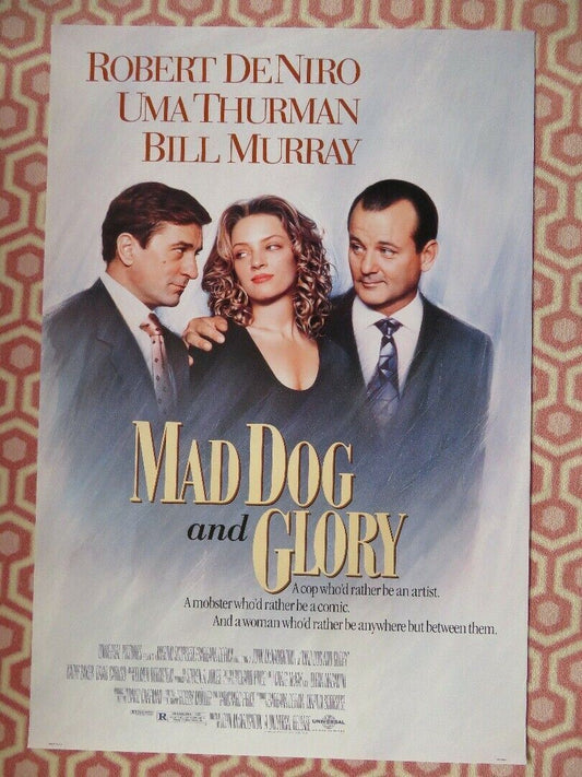 MAD DOG AND GLORY US ONE SHEET ROLLED POSTER ROBERT DENIRO UMA THURMAN 1993