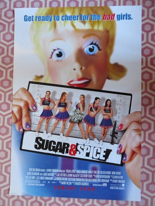 SUGAR & SPICE US ONE SHEET ROLLED POSTER MARLA SOKOLOFF 2001