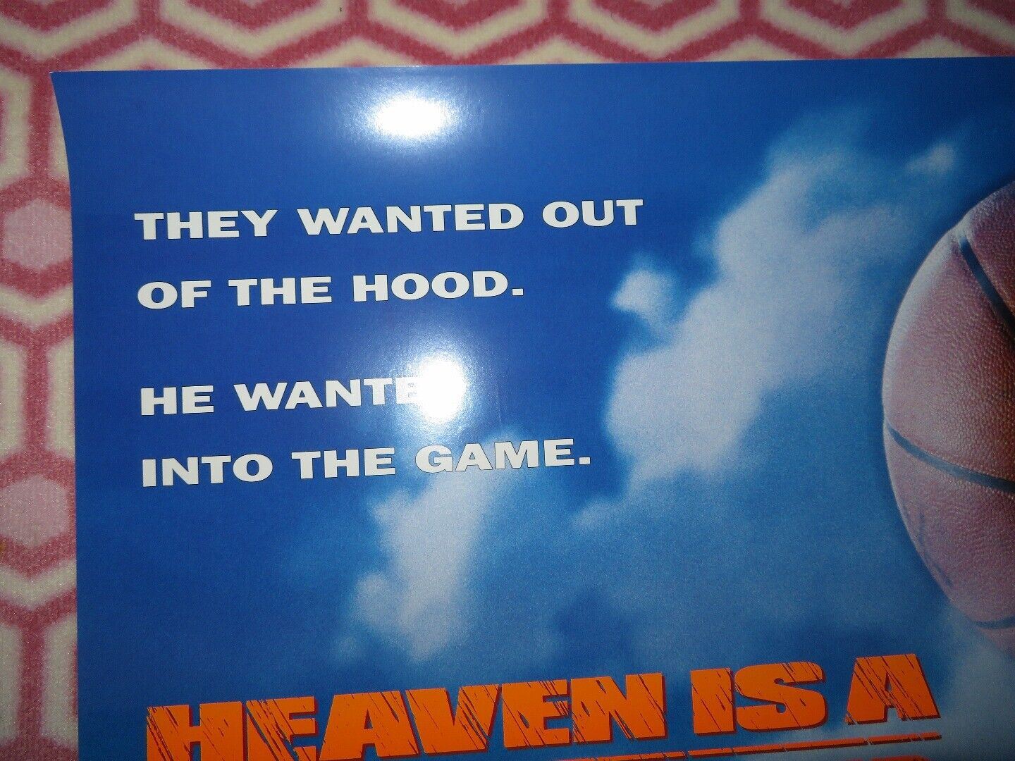 HEAVEN IS A PLAYGROUND US ONE SHEET ROLLED POSTER D.B. SWEENEY 1991