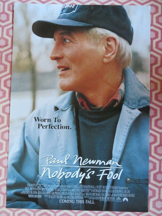 NOBODY'S FOOL US ONE SHEET ROLLED POSTER PAUL NEWMAN 1994