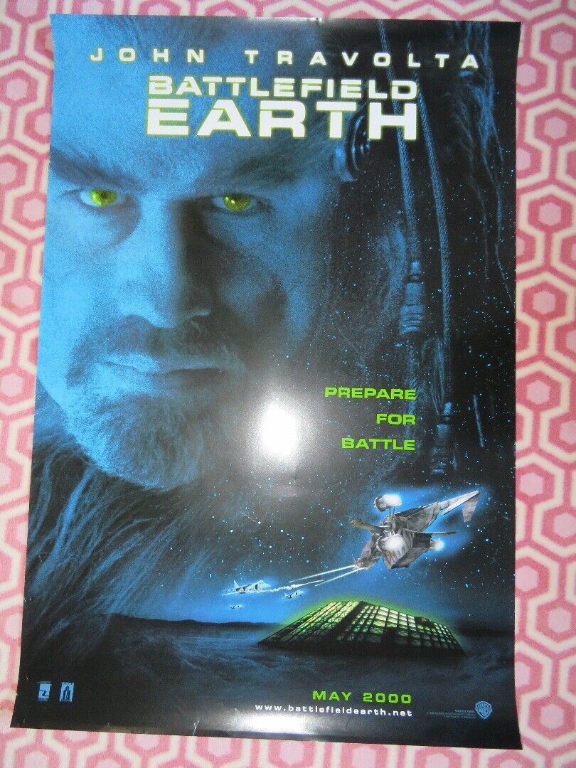 BATTLEFIELD EARTH US ONE SHEET ROLLED POSTER JOHN TRAVOLTA 2000