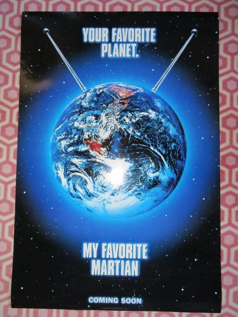 MY FAVORITE MARTIAN US ONE SHEET ROLLED POSTER JEFF DANIELS 1999 TEASER