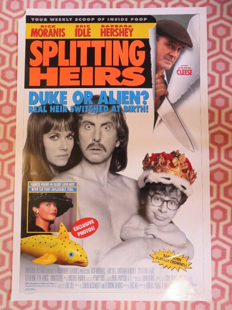 SPLITTING HEIRS US ONE SHEET ROLLED POSTER RICK MORANIS ERIC IDLE 1993