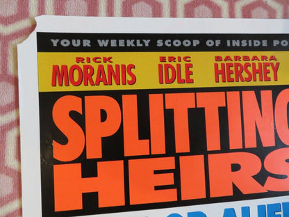 SPLITTING HEIRS US ONE SHEET ROLLED POSTER RICK MORANIS ERIC IDLE 1993