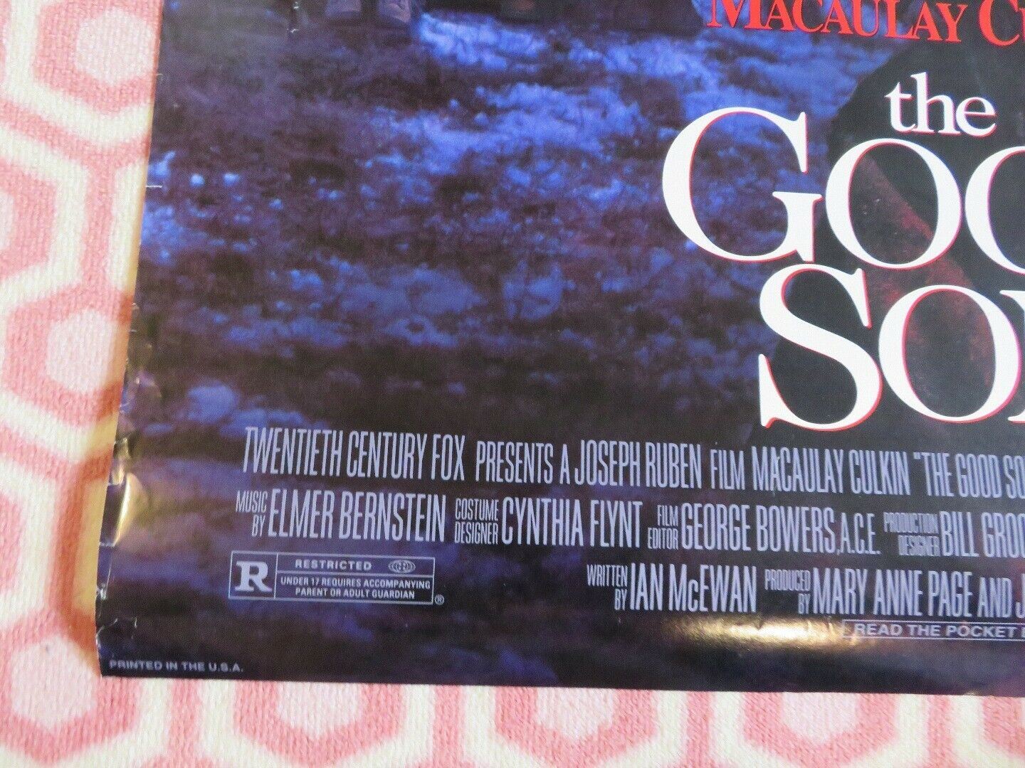 THE GOOD SON US ONE SHEET ROLLED POSTER MACAULAY CULKIN 1993