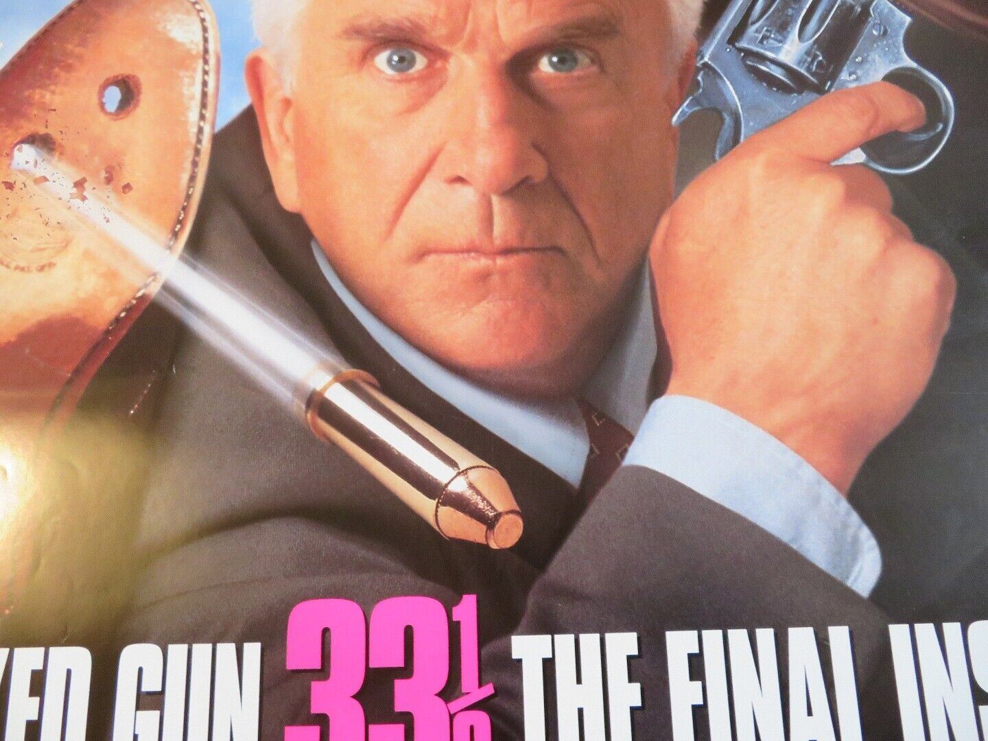 NAKED GUN 33 1/3 THE FINAL INSULT US ONE SHEET ROLLED POSTER LESLIE NIELSON 1994