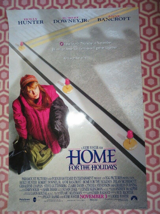 HOME FOR THE HOLIDAYS US ONE SHEET ROLLED POSTER JODIE FOSTER HOLLY HUNTER  1995