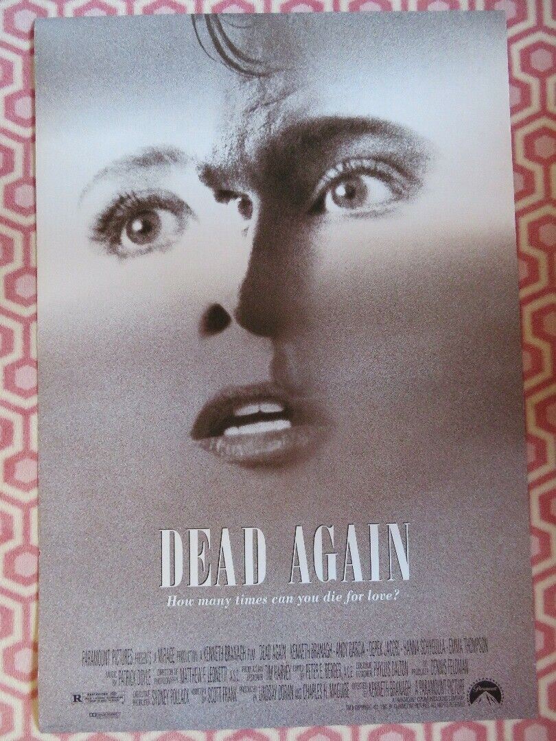 DEAD AGAIN US ONE SHEET ROLLED POSTER ANDY GARCIA 1991