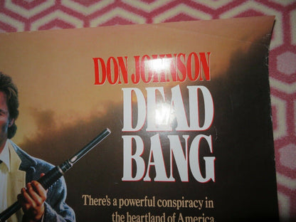 DEAD BANG US ONE SHEET ROLLED POSTER DON JOHNSON  1989