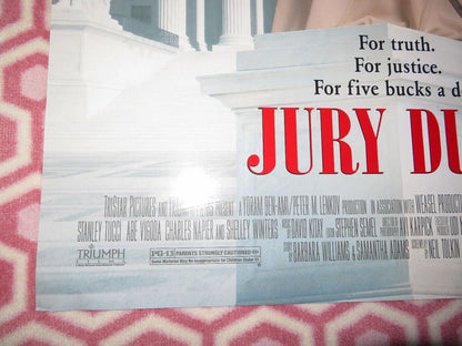 JURY DUTY US ONE SHEET ROLLED POSTER PAULY SHORE  1995