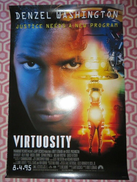 VIRTUOSITY US ONE SHEET ROLLED POSTER DENZEL WASHINGTON 1995