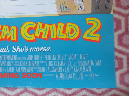 PROBLEM CHILD 2 US ONE SHEET ROLLED POSTER JOHN RITTER 1991