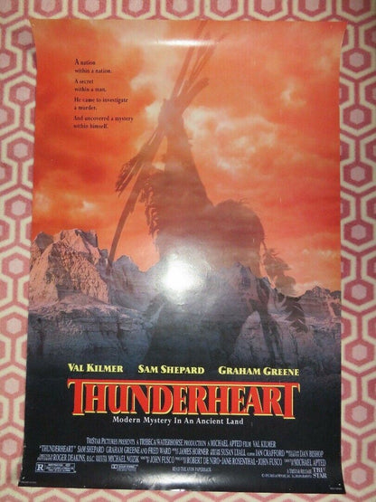 THUNDERHEART ONE SHEET ROLLED POSTER VAL KILMER SAM SHEPARD 1992