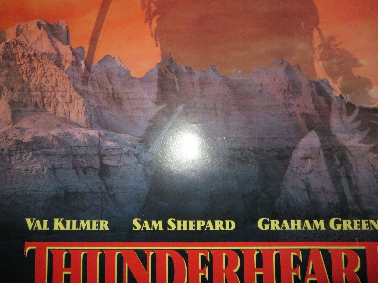 THUNDERHEART ONE SHEET ROLLED POSTER VAL KILMER SAM SHEPARD 1992