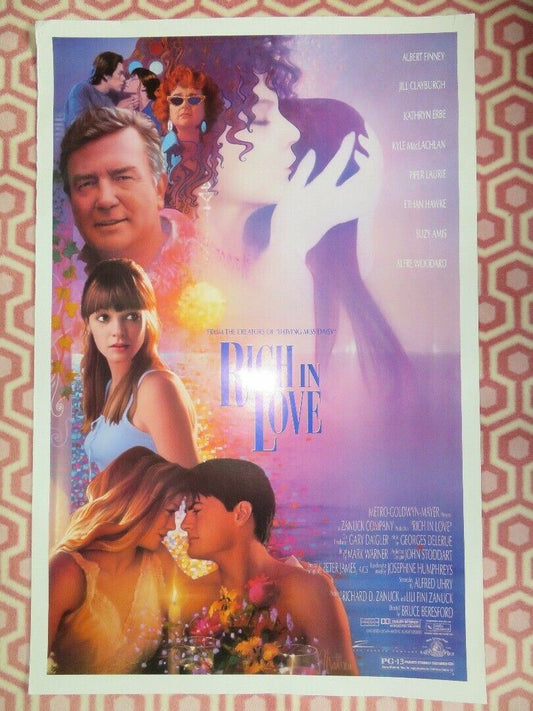 RICH IN LOVE ONE SHEET ROLLED POSTER ALBERT FINNEY KYLE MSCLACHLAN 1992