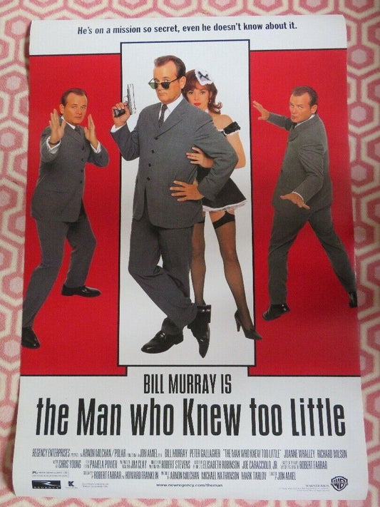 THE MAN WHO KNEW TOO LITTLE ONE SHEET ROLLED POSTER BILL MURRAY 1997