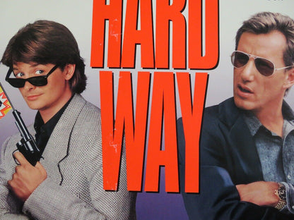 THE HARD WAY ONE SHEET ROLLED POSTER MICHAEL J.FOX JAMES WOODS 1991