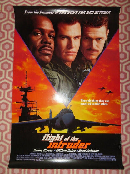 FLIGHT OF THE INTRUDER ONE SHEET ROLLED POSTER DANNY GLOVER WILLEM DAFOE 1991