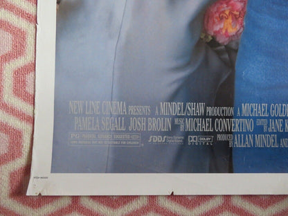 BED OF ROSES ONE SHEET ROLLED POSTER CHRISTIAN SLATER 1996