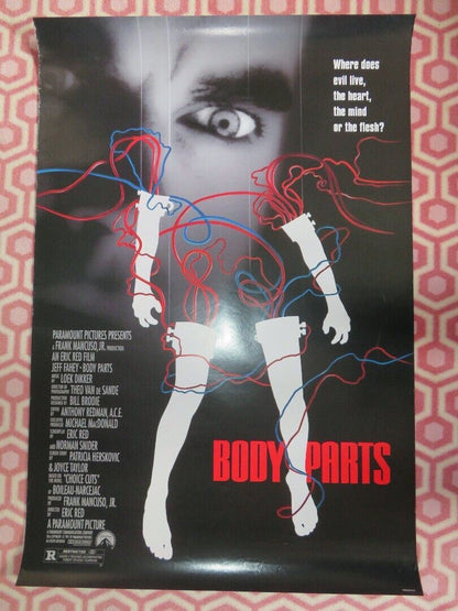 BODY PARTS ONE SHEET ROLLED POSTER JEFF FAHEY  ERIC RED 1991