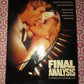 FINAL ANALYSIS ONE SHEET ROLLED POSTER RICHARD GERE KIM BASINGER 1992