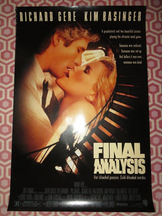 FINAL ANALYSIS ONE SHEET ROLLED POSTER RICHARD GERE KIM BASINGER 1992