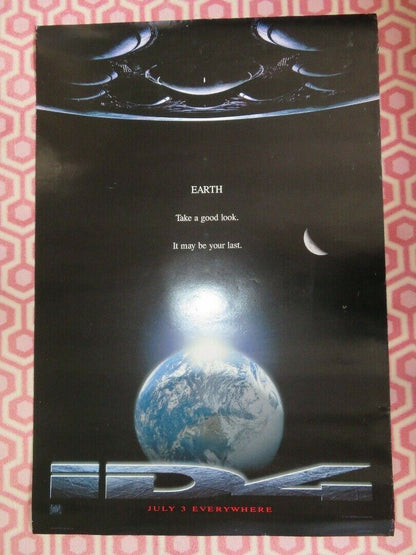 INDEPENDENCE DAY ONE SHEET ROLLED POSTER VERSION A WILL SMITH 1996