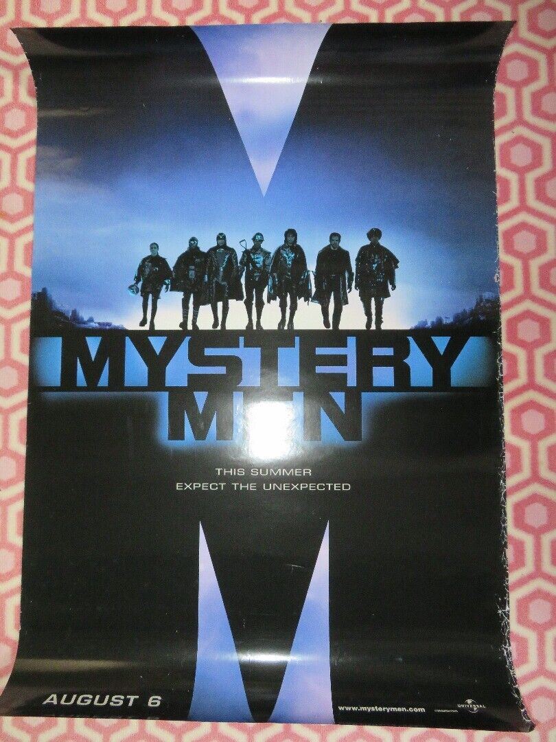 MYSTERY MEN ONE SHEET ROLLED POSTER BEN STILLER HANK AZARIA 1999