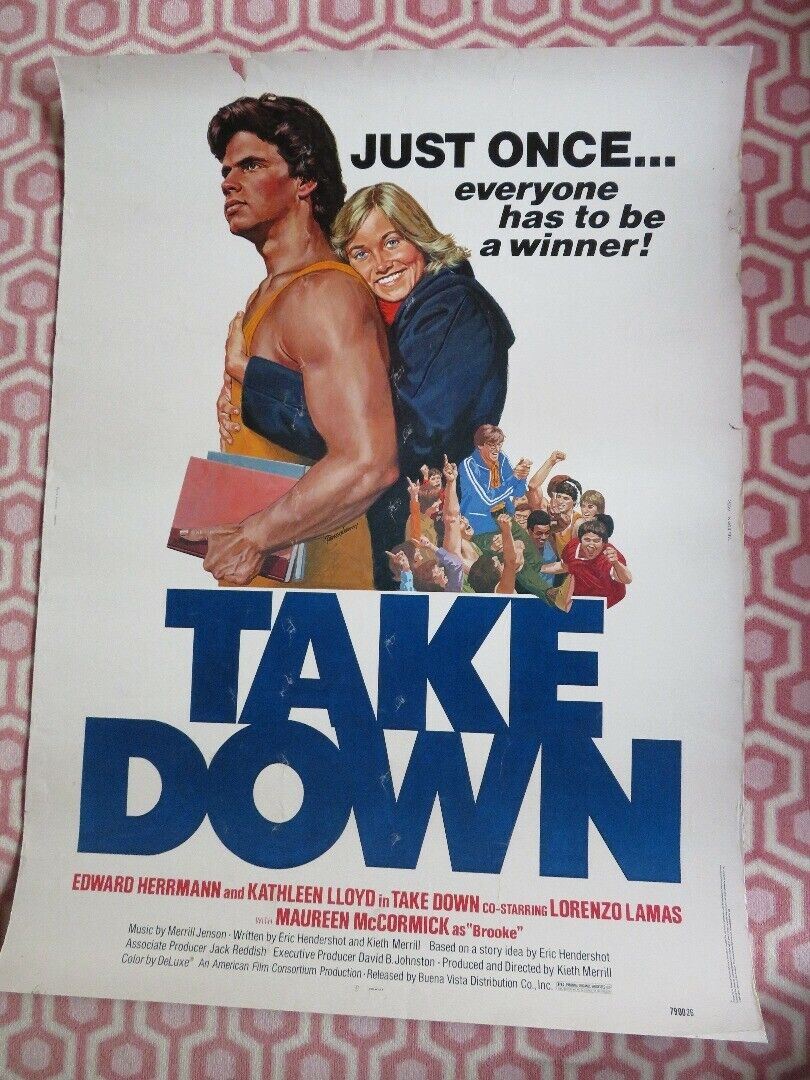 TAKE DOWN 30"x 40" ON CARD ROLLED POSTER EWARD HERRMANN KATHLEEN LLOYD  1979