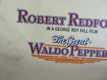 THE GREAT WALDO PEPPER 30"x 40" ON CARD ROLLED POSTER ROBERT REDFORD 1975