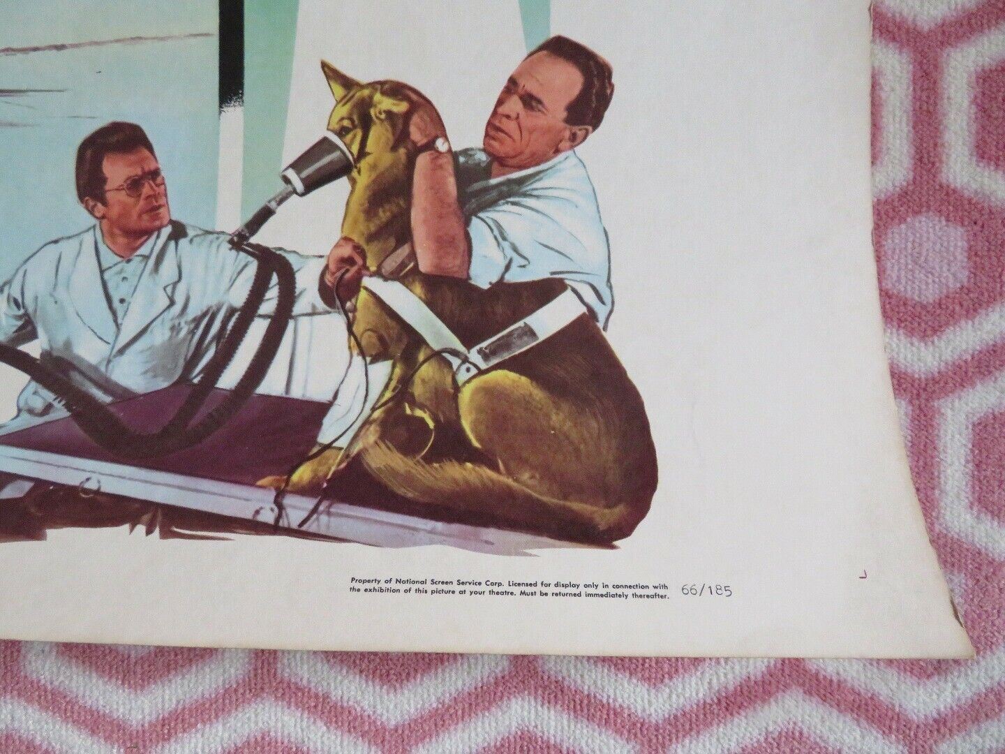 MOONWOLF 30"x 40" ON CARD ROLLED POSTER CARL MOEHNER ANN SAVO R1966