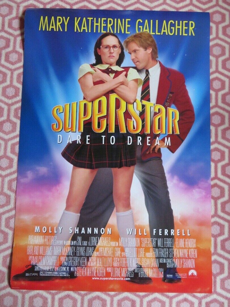 SUPERSTAR ONE SHEET ROLLED POSTER MOLLY SHANNON  WILL FERRELL  1999