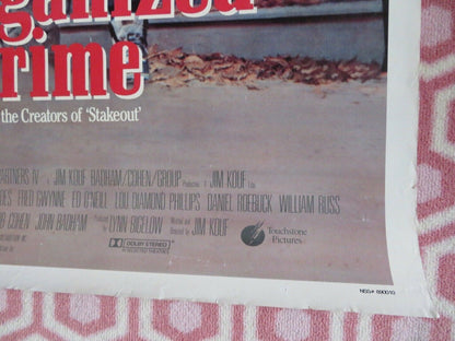 DISORGANIZED CRIME ONE SHEET ROLLED POSTER HOYT AXTON 1989