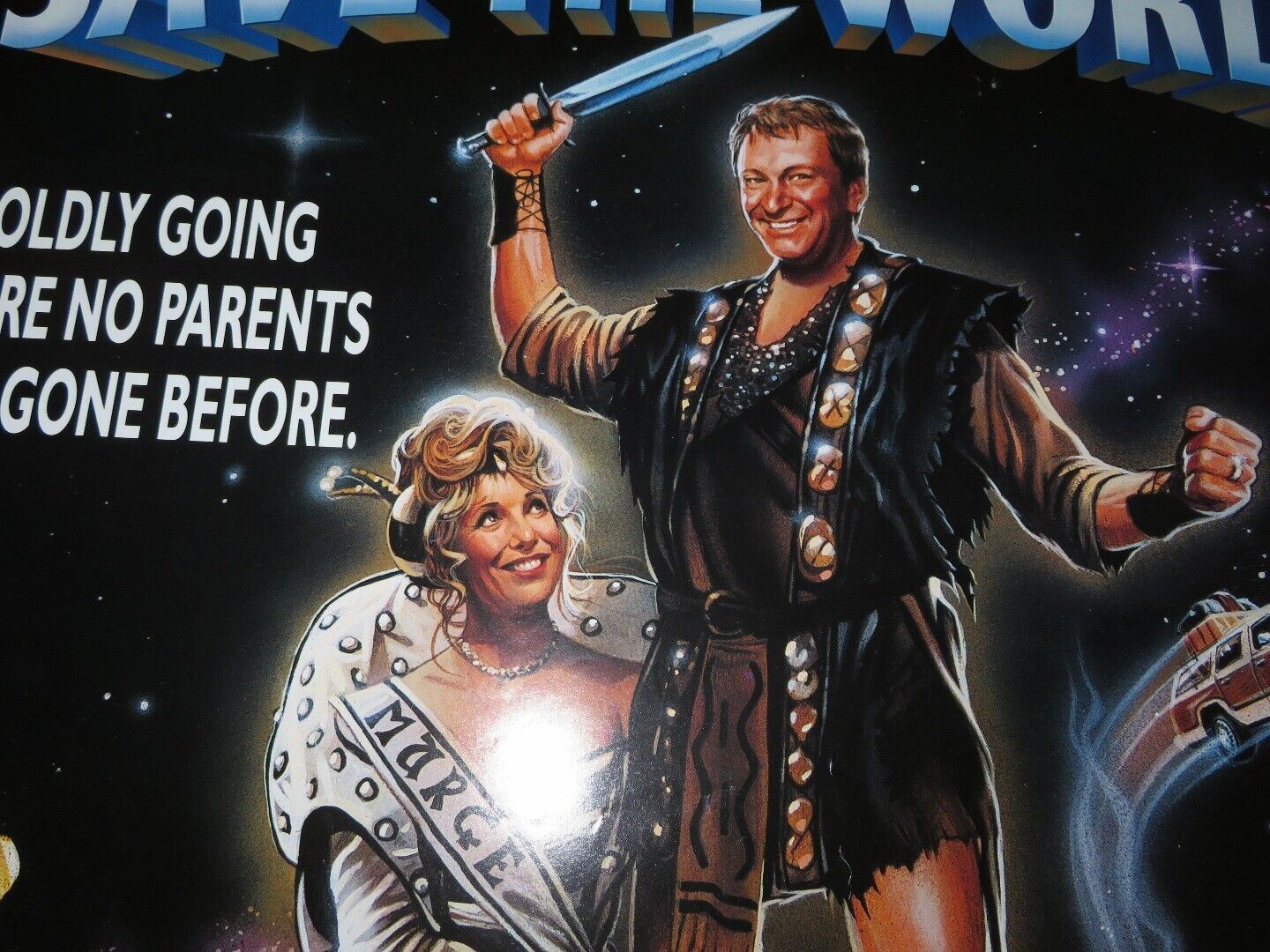 MOM AND DAD SAVE THE WORLD ONE SHEET ROLLED POSTER TERI GARR ERIC IDLE 1992