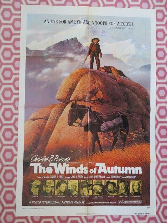 THE WINDS OF AUTUMN US ONE SHEET  POSTER JACK ELAM ANDREW PRINE 1976