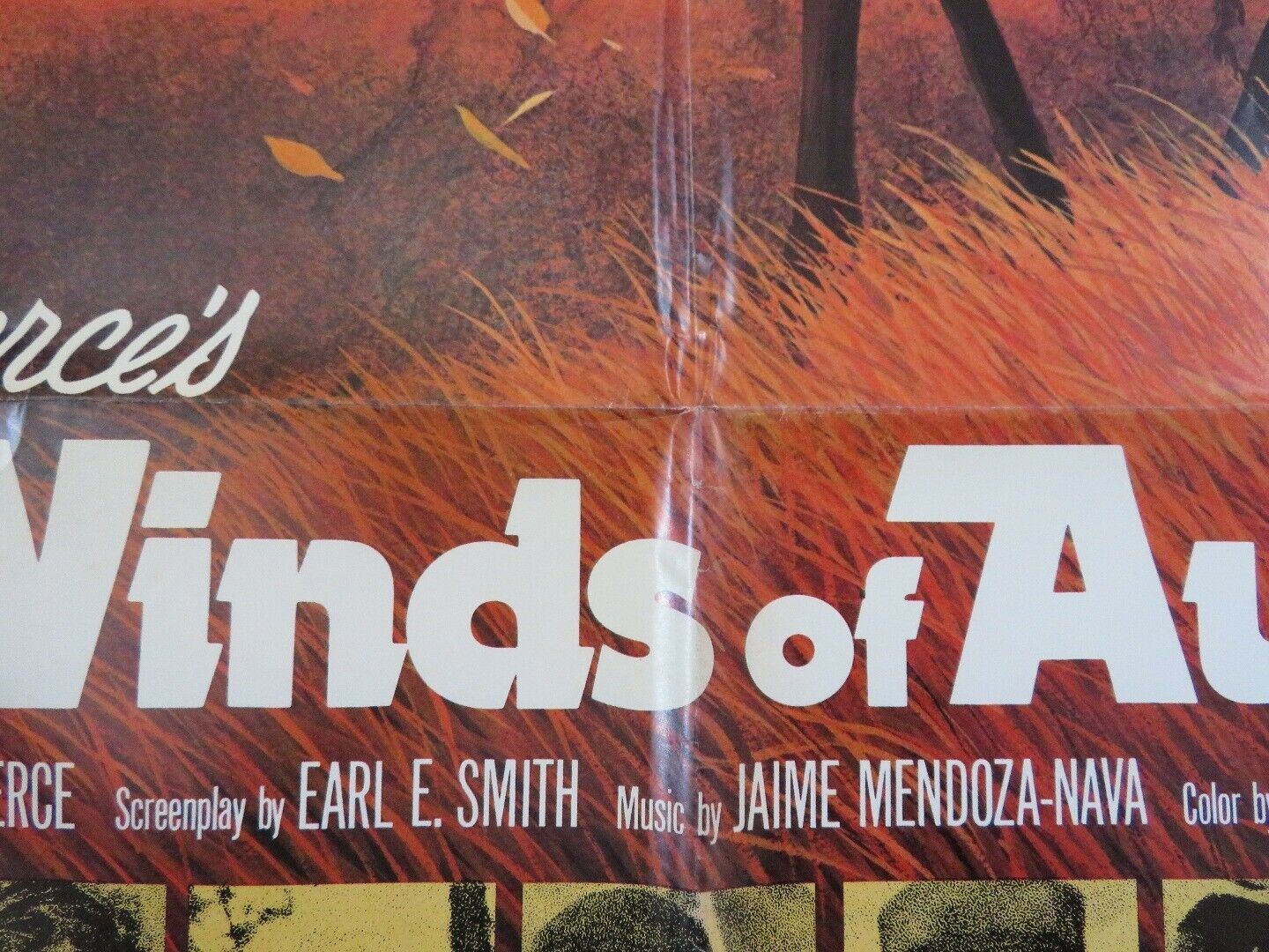 THE WINDS OF AUTUMN US ONE SHEET  POSTER JACK ELAM ANDREW PRINE 1976