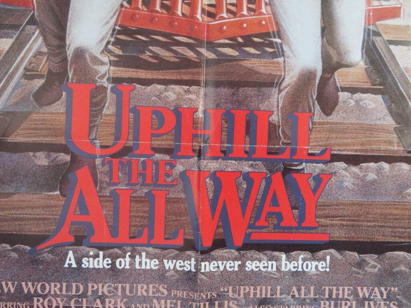 UPHILL ALL THE WAY US ONE SHEET POSTER ROY CLARK MEL TILLIS 1986